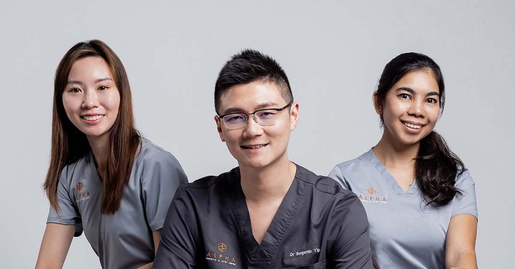 Dr Benjamin Yip with staff high res feature image