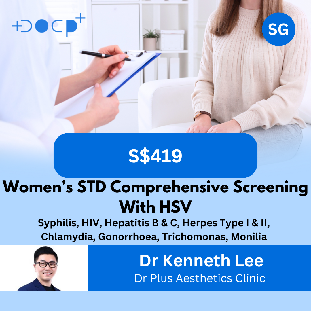 Dr Plus Comprehensive STD screening package for women