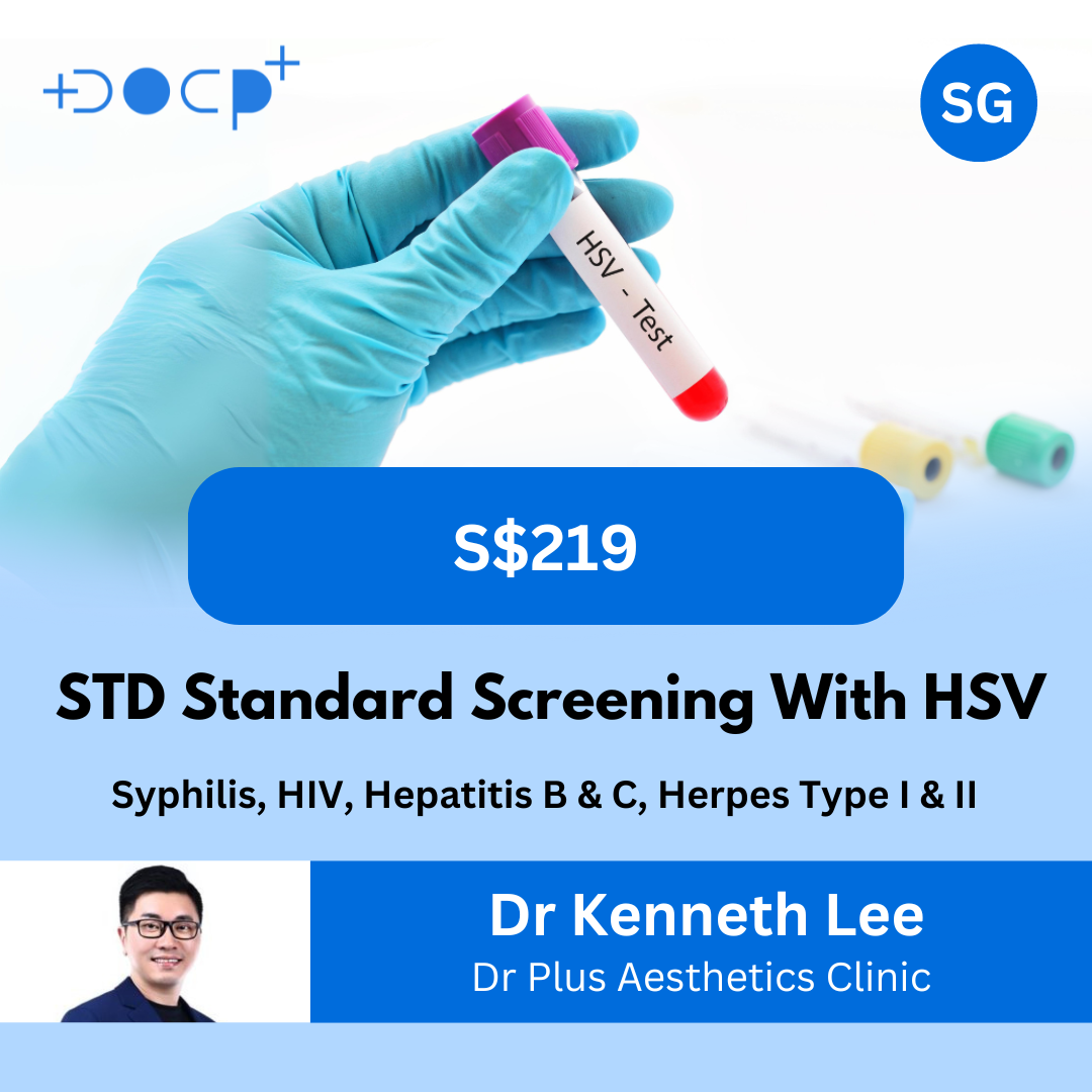Dr Plus Standard STD screening package