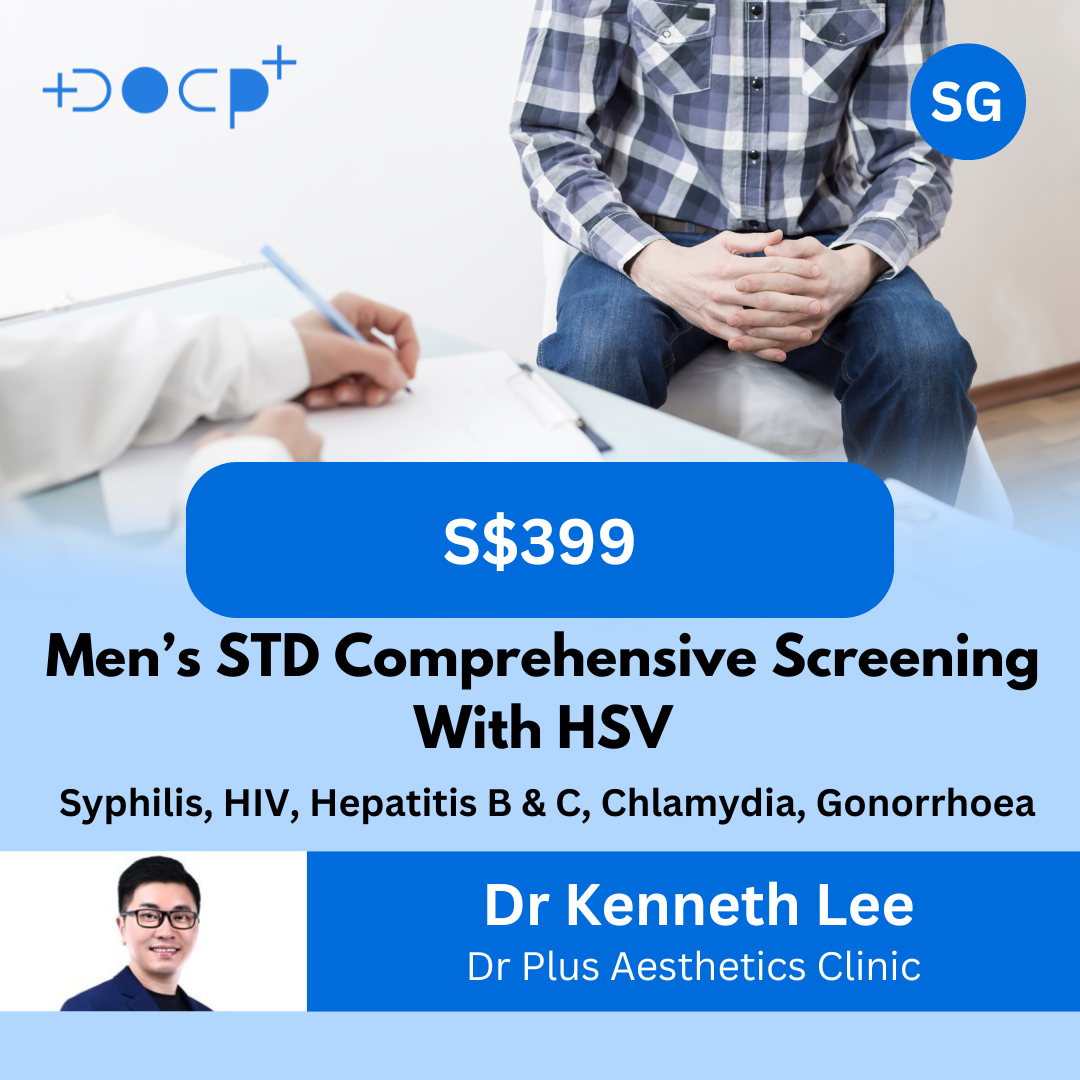 Dr Plus Comprehensive STD screening package for men