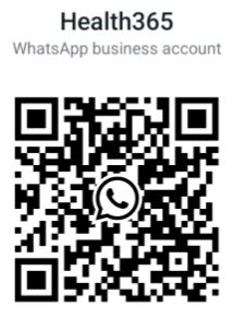 Health365 Whatsapp QR code