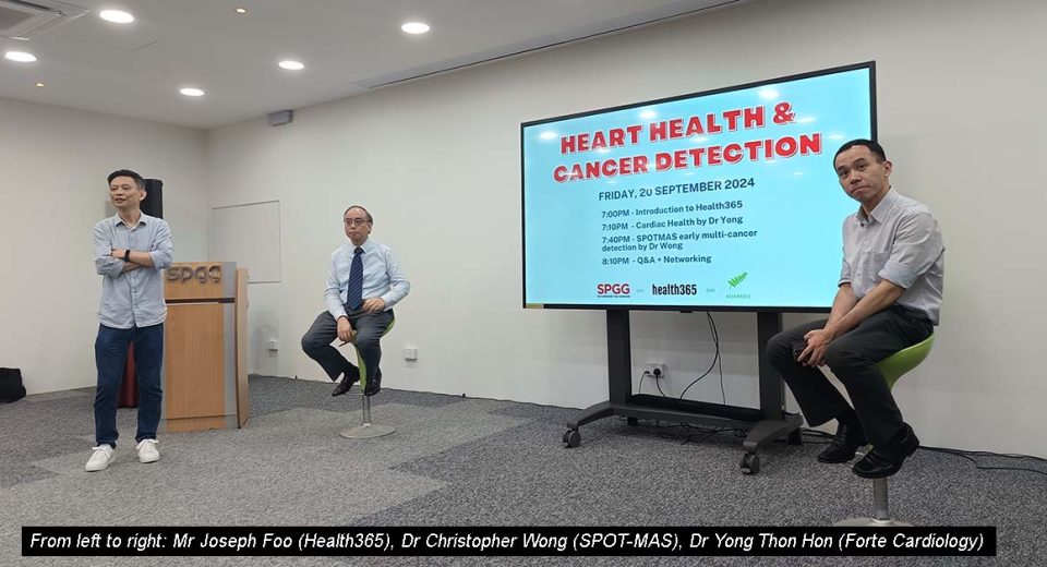 SPGG heart health and cancer detection talk