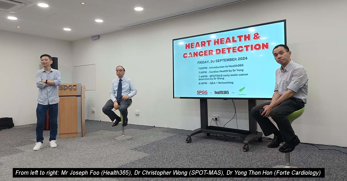 SPGG heart health and cancer detection talk