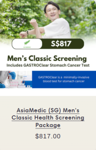 Asia Medic men's classic health screening package